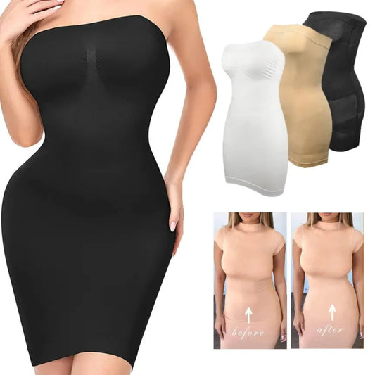 Aquarius Sculpt + Shape Strapless Dress